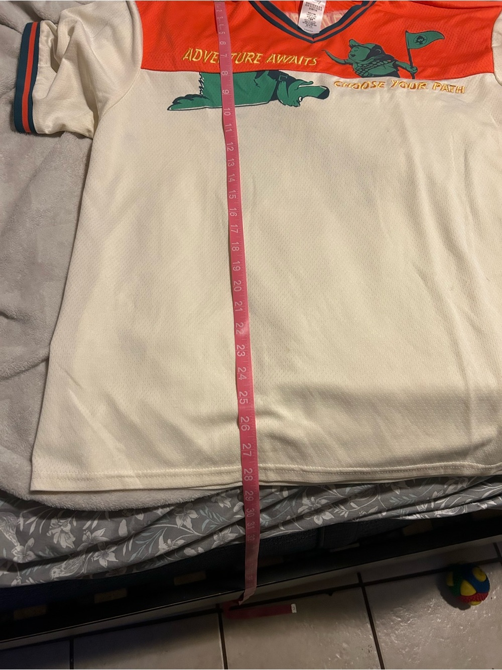 Disney Orange and Cream Adventure Awaits Graphic Jersey Shirt - Picture 6 of 7